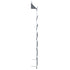 Hanging Shoe Rack Silver 26"x5.1"x54.7"