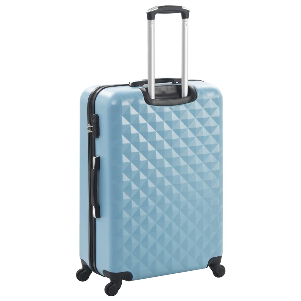 Hardcase Trolley Set 3 pcs Blue ABS