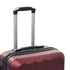 Hardcase Trolley Set 3 pcs Wine Red ABS