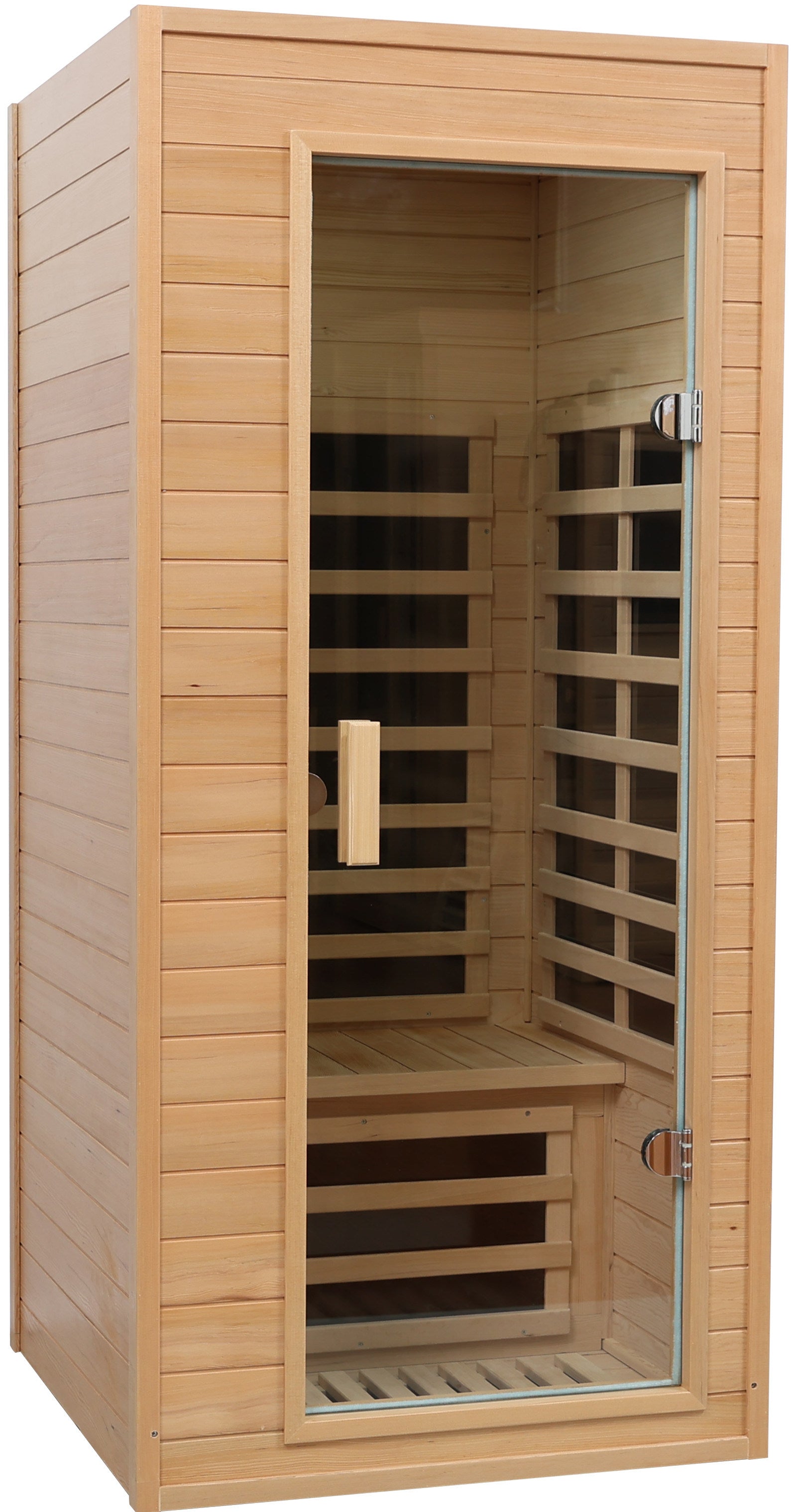 Hemlock One-person far infrared roof embedded indoor sauna room