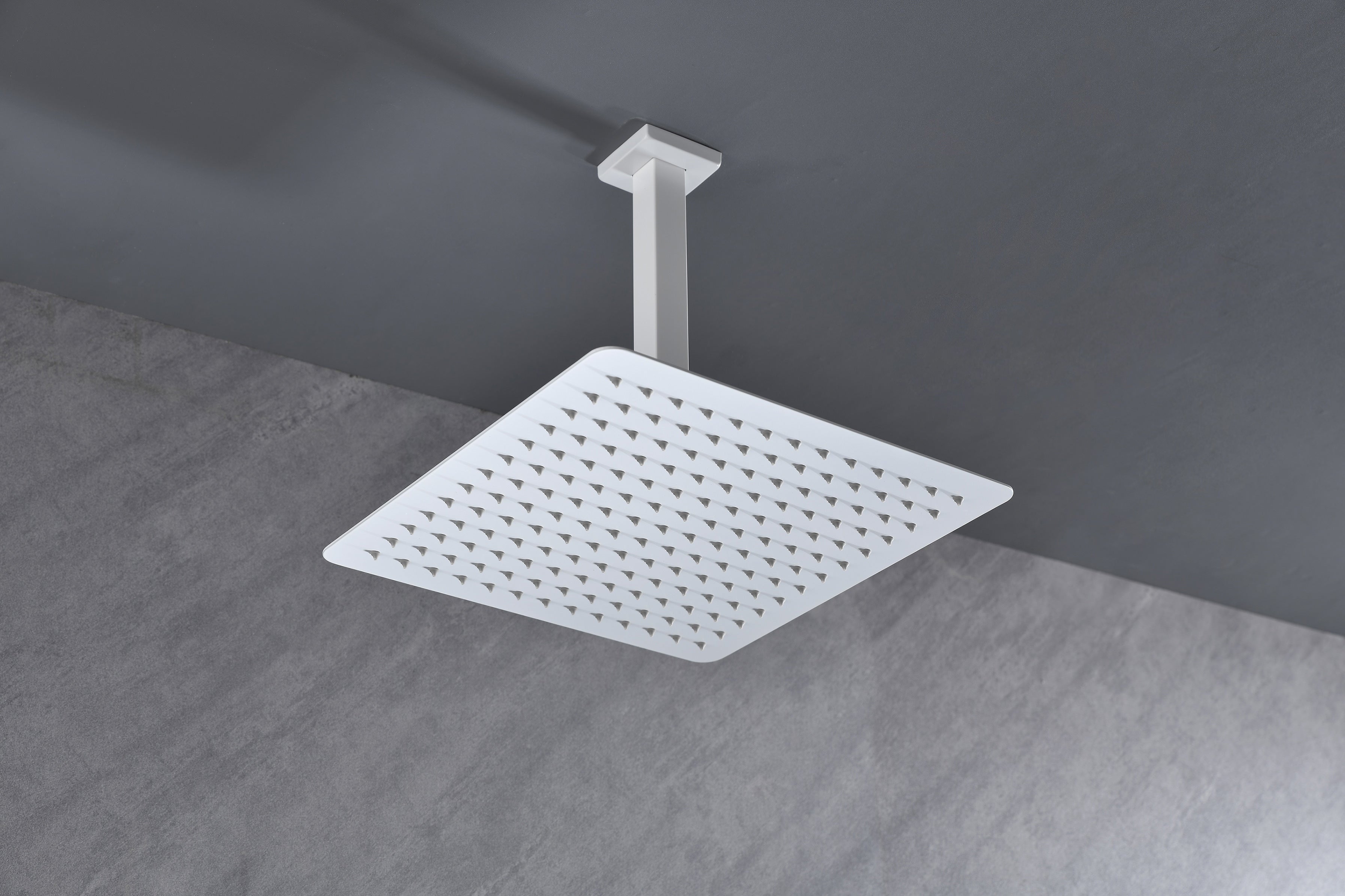 High Pressure Rain Shower Head, Ultra-Thin Showerhead 304 Stainless Steel Waterfall Shower with Self-Clean Nozzles, Full Body Covering