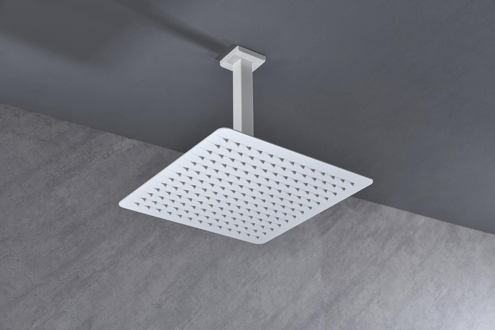 High Pressure Rain Shower Head, Ultra-Thin Showerhead 304 Stainless Steel Waterfall Shower with Self-Clean Nozzles, Full Body Covering