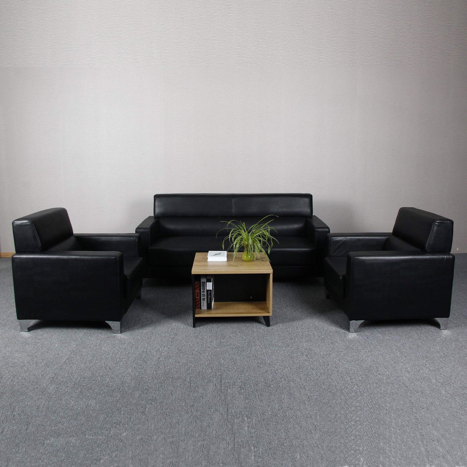 High Quality Executive Sofa for Office Modern Used Leather Reception Office Sofa Set