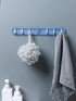 Hook Free Punching 6 Hook Corner Kitchen Bathroom Bedroom Dressing Room Wall Storage Hook Home Folding Coat Hook Without Perforation - WoodPoly.com