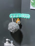 Hook Free Punching 6 Hook Corner Kitchen Bathroom Bedroom Dressing Room Wall Storage Hook Home Folding Coat Hook Without Perforation - WoodPoly.com