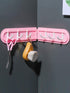 Hook Free Punching 6 Hook Corner Kitchen Bathroom Bedroom Dressing Room Wall Storage Hook Home Folding Coat Hook Without Perforation - WoodPoly.com