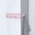 Hook Free Punching 6 Hook Corner Kitchen Bathroom Bedroom Dressing Room Wall Storage Hook Home Folding Coat Hook Without Perforation - WoodPoly.com