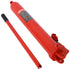 Hydraulic Long Ram Jack with Single Piston Pump and Clevis Base (Fits: Garage/Shop Cranes, Engine Hoists, and More): 8 Ton (16,000 lb) Capacity, Red
