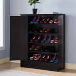 ID USA 106137 Shoe Cabinet Red Cocoa
