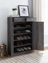 ID USA 161569 Shoe Cabinet Distressed Grey