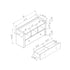 ID USA 161764 Shoe Bench Red Cocoa