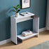 ID USA 213033 Console White & Distressed Grey