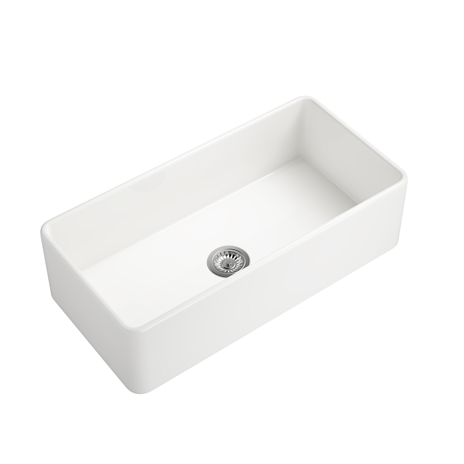 Inch White Farmhouse Sink Deep Apron Sink Undermount Farmhouse Kitchen Sink Single Farm Sink
