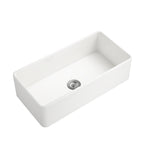 Inch White Farmhouse Sink Deep Apron Sink Undermount Farmhouse Kitchen Sink Single Farm Sink