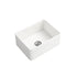 Inch White Farmhouse Sink Deep Apron Sink Undermount Farmhouse Kitchen Sink Single Farm Sink