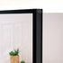 Interior Door Black 29.9"x79.3" Tempered Glass&Aluminum Slim