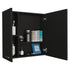 Kenya Medicine Cabinet, Mirror, Double Door, Four Interior Shelves