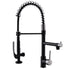Kitchen Faucet with Pull Down Sprayer one-Hole Gooseneck Kitchen Sink Faucet 2 Handle