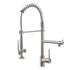 Kitchen Faucet with Pull Down Sprayer one-Hole Gooseneck Kitchen Sink Faucet 2 Handle