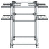 Laundry Drying Rack 42.1"x42.1"x47.2" Aluminum