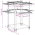 Laundry Drying Rack 42.1"x42.1"x47.2" Aluminum