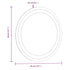 LED Bathroom Mirror 15.7" Round