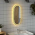LED Bathroom Mirror 31.5"x13.8" Oval