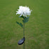 LED Chrysanthemum Flower Stake Light Solar Energy Rechargeable for Outdoor Garden - WoodPoly.com
