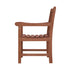 Lidwina Reddish Brown Tropical Wood Patio Armchair