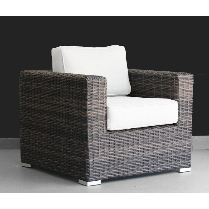 Living Source International Fully Assembled Patio Chair with Cushions Sunbrella® Canvas