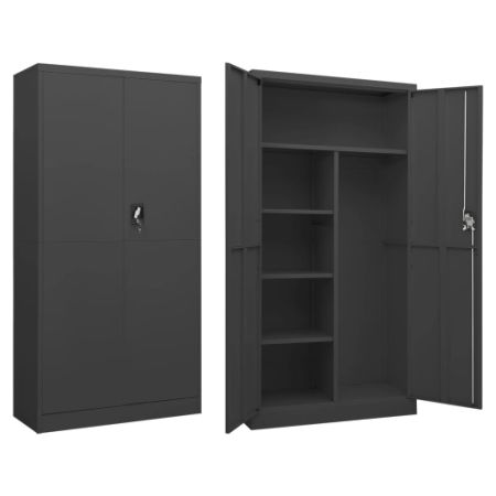 Locker Cabinet Anthracite 35.4