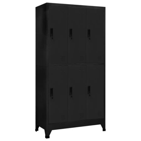 Locker Cabinet Black 35.4