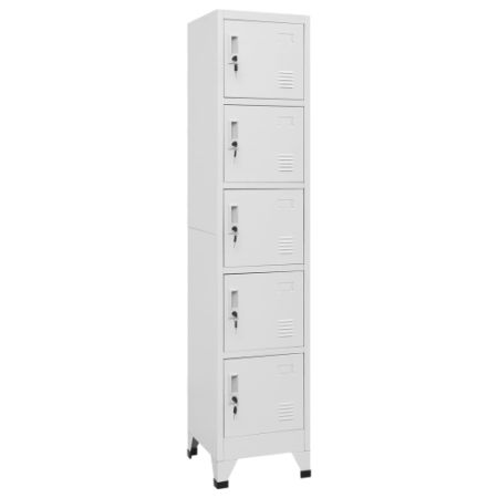 Locker Cabinet Light Gray 15