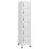 Locker Cabinet Light Gray 15"x15.7"x70.9" Steel