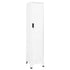 Locker Cabinet White 15"x17.7"x70.9" Steel