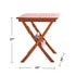 Lucius Reddish Brown Folding Bistro Table