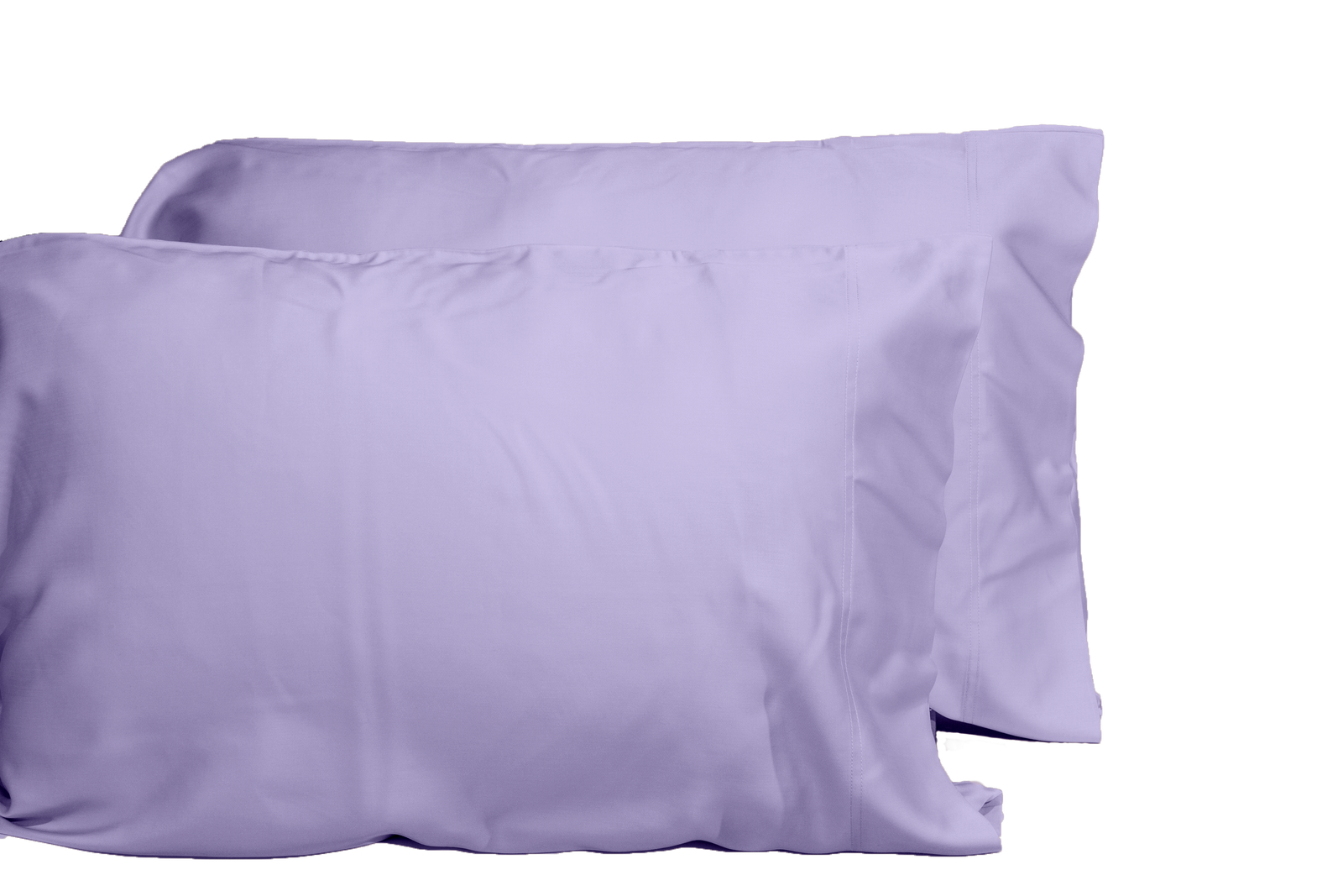 Luxurious Viscose from 100% Bamboo 2-Piece Pillowcase Set , Oeko-TEX Certified, King - Amethyst