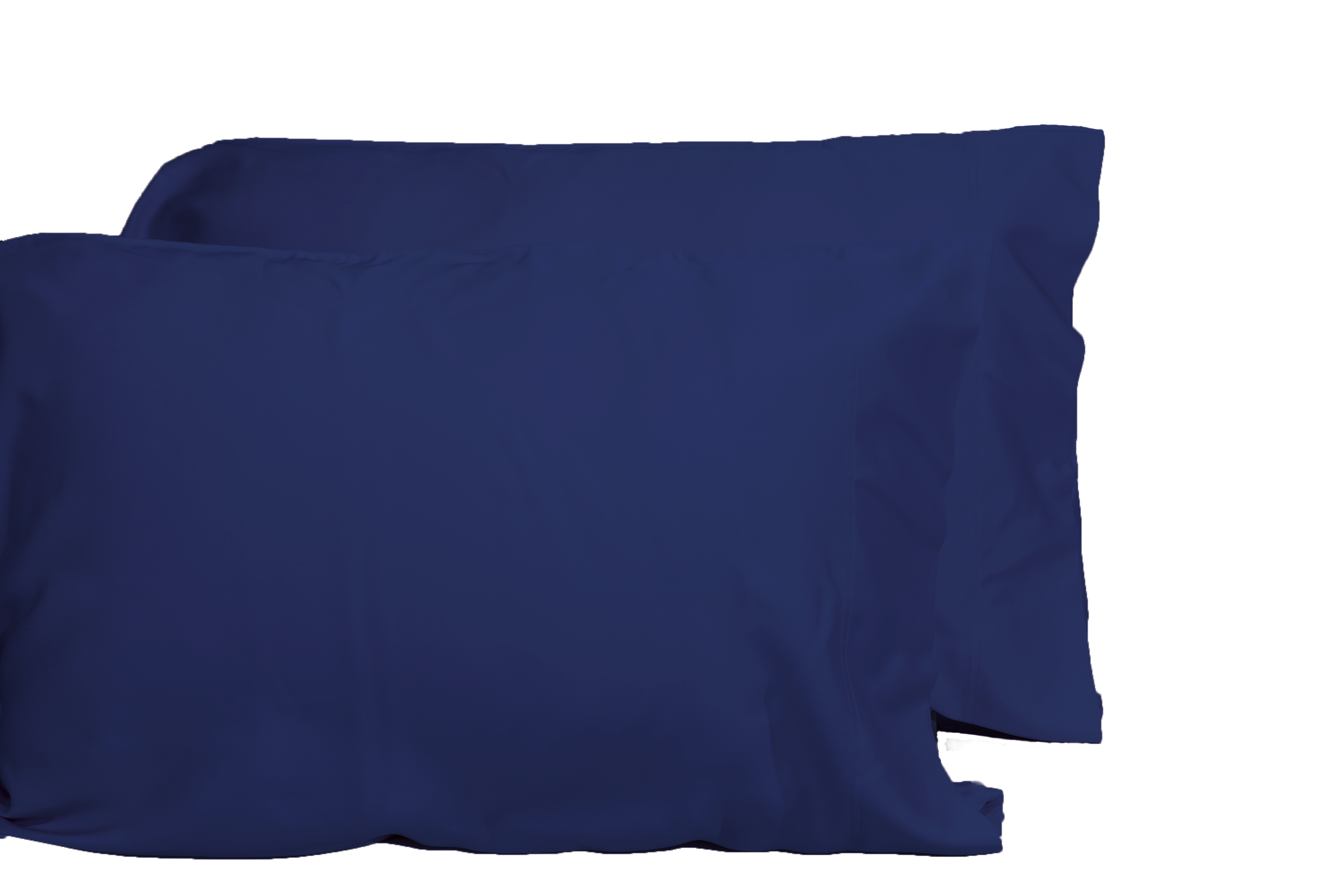 Luxurious Viscose from 100% Bamboo 2-Piece Pillowcase Set , Oeko-TEX Certified, King - Indigo