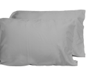 Luxurious Viscose from 100% Bamboo 2-Piece Pillowcase Set , Oeko-TEX Certified, King - Silver Grey