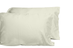 Luxurious Viscose from 100% Bamboo 2-Piece Pillowcase Set , Oeko-TEX Certified, Queen - Creme