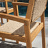 Mauricio Honey Wood Dining Chair - Set of 2