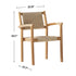 Mauricio Honey Wood Dining Chair - Set of 2