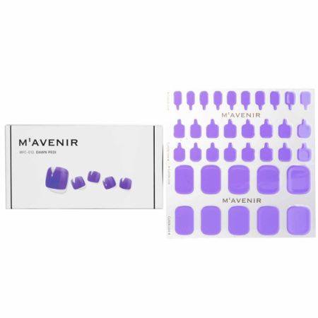 MAVENIR - Nail Sticker (Purple) - # Dawn Pedi MFC-012 / 022462 36pcs