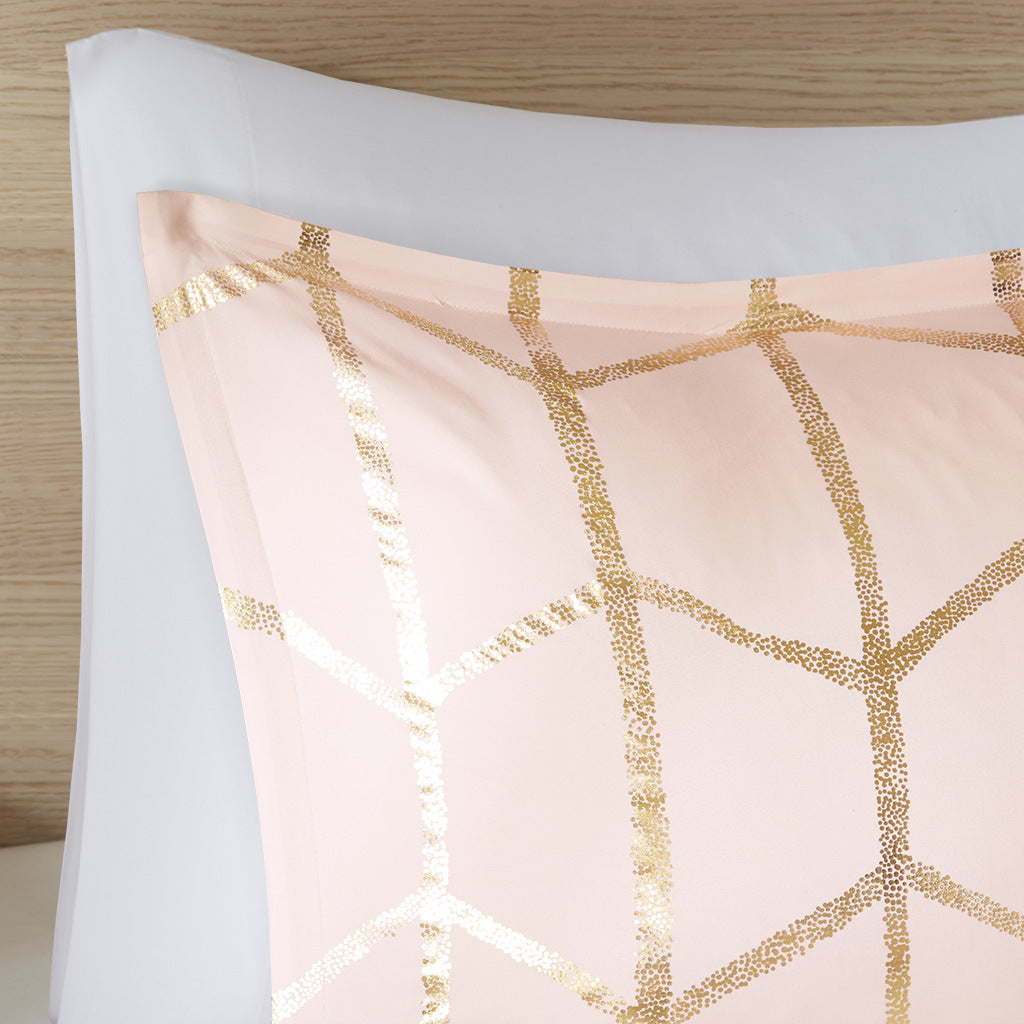 Metallic Printed Comforter Set