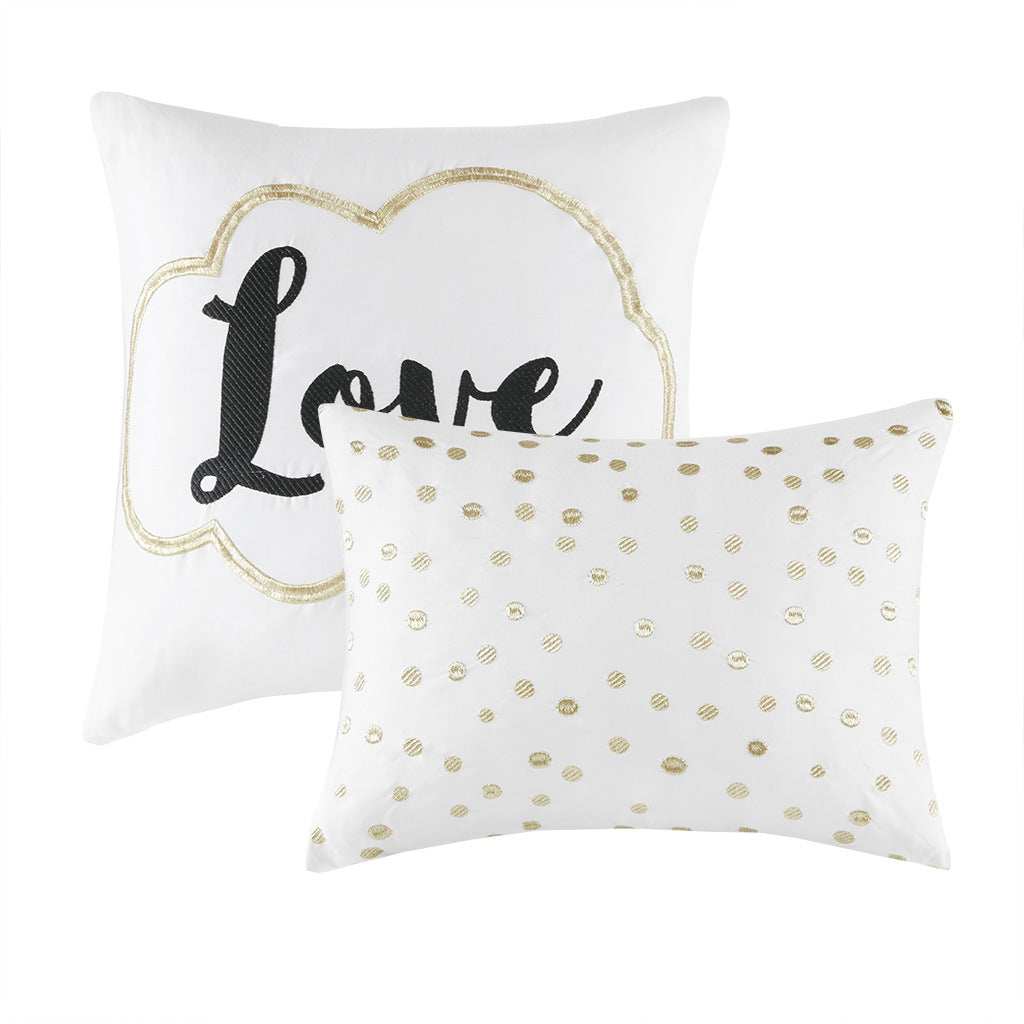Metallic Printed Duvet Cover Set