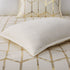 Metallic Printed Duvet Cover Set