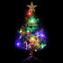 Mini Artificial Pre-lit Christmas Tree with 20 LEDs Green 17.7"