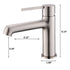 Modern bathroom faucet single hole faucet in Black