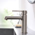 Modern bathroom faucet single hole faucet in Black