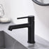 Modern bathroom faucet single hole faucet in Black
